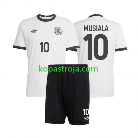 Billiga Fotbollströjor Tyskland Jamal Musiala 10 ANVERSARY Barn Hemma tröja 2025 Kortärmad